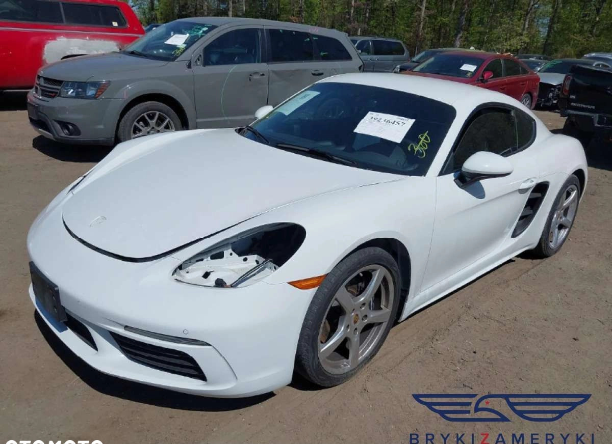 Porsche 718 Cayman cena 109300 przebieg: 29962, rok produkcji 2018 z Trzciel małe 37